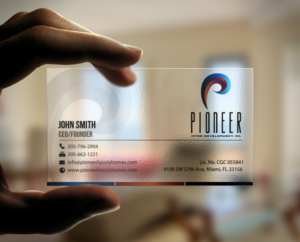 Business Card Design by chandrayaan.creative for Pioneer Inter-Development, Inc.  | Design: #7444300