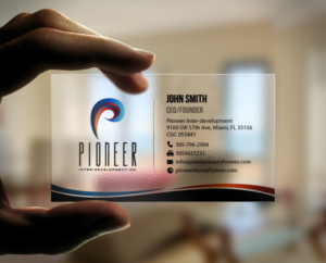 Business Card Design by chandrayaan.creative for Pioneer Inter-Development, Inc.  | Design: #7444302