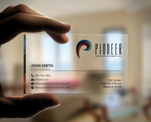 Business Card Design by chandrayaan.creative for Pioneer Inter-Development, Inc.  | Design: #7444304