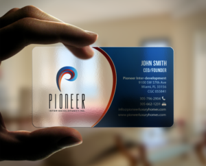 Business Card Design by chandrayaan.creative for Pioneer Inter-Development, Inc.  | Design: #7444305
