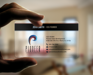 Business Card Design by chandrayaan.creative for Pioneer Inter-Development, Inc.  | Design: #7444308