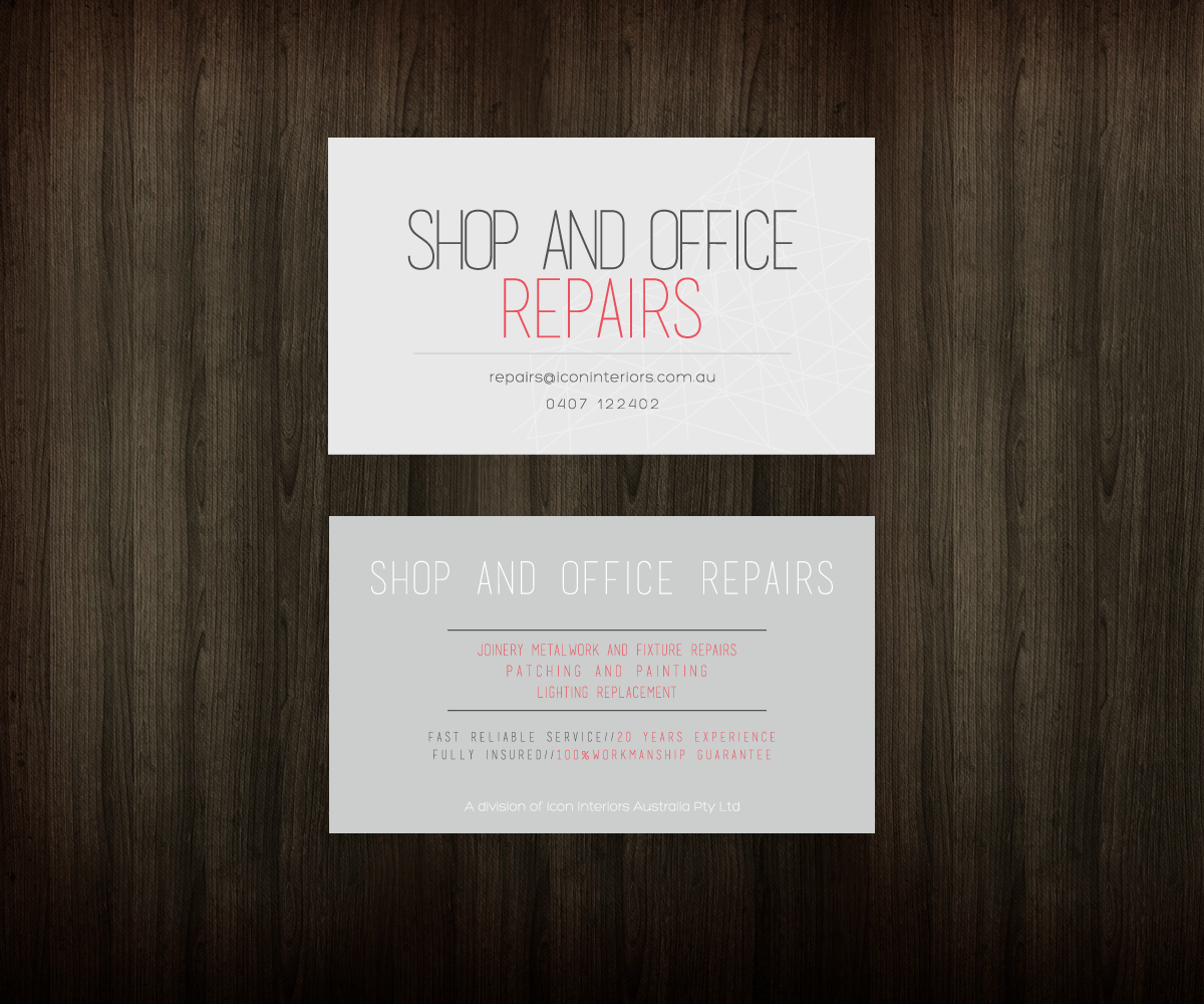 Business Card Design by chisharizushi for this project | Design #1879711