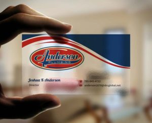 Diseño de Tarjeta de Presentación por INDIAN_Ashok para Anderson Plumbing | Diseño: #7460026