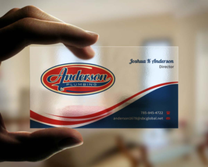 Business Card Design by INDIAN_Ashok for Anderson Plumbing | Design: #7460065