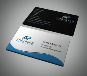 Business Card Design by Riz' for Anderson Plumbing | Design: #7448414