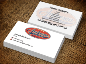 Diseño de Tarjeta de Presentación por Lanka Ama para Anderson Plumbing | Diseño: #7450053