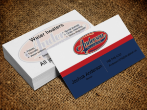 Diseño de Tarjeta de Presentación por Lanka Ama para Anderson Plumbing | Diseño: #7450055