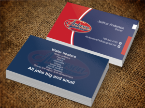 Diseño de Tarjeta de Presentación por Lanka Ama para Anderson Plumbing | Diseño: #7450063