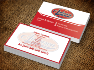 Diseño de Tarjeta de Presentación por Lanka Ama para Anderson Plumbing | Diseño: #7450064