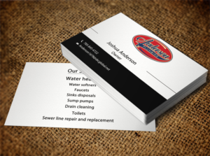 Diseño de Tarjeta de Presentación por Lanka Ama para Anderson Plumbing | Diseño: #7450069