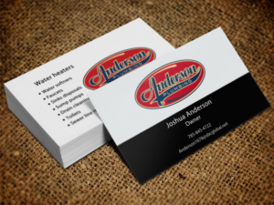 Diseño de Tarjeta de Presentación por Lanka Ama para Anderson Plumbing | Diseño: #7450072