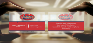 Business Card Design by szabist for Anderson Plumbing | Design: #7449950