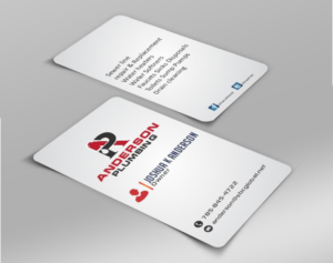 Business Card Design by szabist for Anderson Plumbing | Design: #7449960