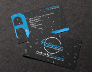 Business Card Design by DCMadrid for Anderson Plumbing | Design: #7460588