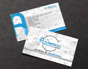Business Card Design by DCMadrid for Anderson Plumbing | Design: #7469733
