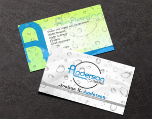 Business Card Design by DCMadrid for Anderson Plumbing | Design: #7469833
