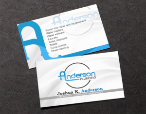 Business Card Design by DCMadrid for Anderson Plumbing | Design: #7477155