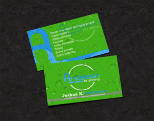 Business Card Design by DCMadrid for Anderson Plumbing | Design: #7481287