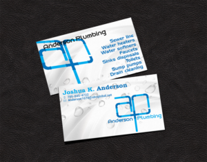 Business Card Design by DCMadrid for Anderson Plumbing | Design: #7507857