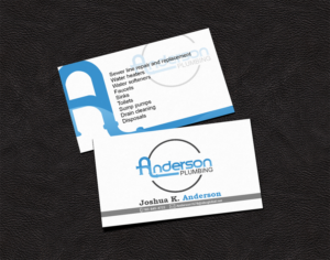 Business Card Design by DCMadrid for Anderson Plumbing | Design: #7620601