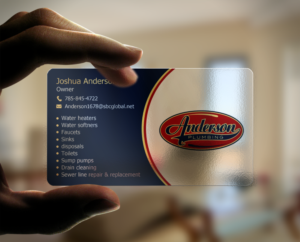 Business Card Design by chandrayaan.creative for Anderson Plumbing | Design #7450669