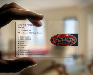 Business Card Design by chandrayaan.creative for Anderson Plumbing | Design: #7450672