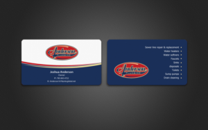 Business Card Design by chandrayaan.creative for Anderson Plumbing | Design: #7450676