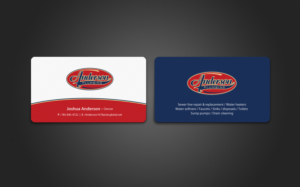 Business Card Design by chandrayaan.creative for Anderson Plumbing | Design: #7450677