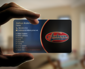 Business Card Design by chandrayaan.creative for Anderson Plumbing | Design: #7450679
