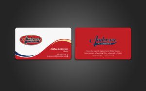 Business Card Design by chandrayaan.creative for Anderson Plumbing | Design: #7450681
