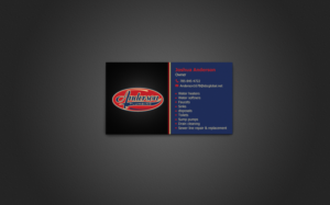 Business Card Design by chandrayaan.creative for Anderson Plumbing | Design: #7450687