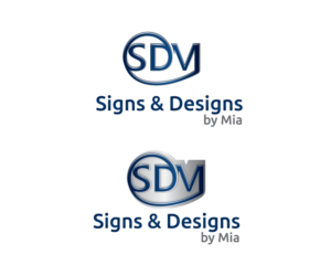 Logo Design by meygekon for Signs & Designs by Mia | Design: #7721913