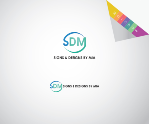 Logo Design by creativemood438 for Signs & Designs by Mia | Design: #7720777