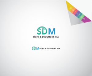 Logo Design by creativemood438 for Signs & Designs by Mia | Design: #7720781