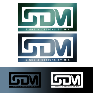 Logo Design by Cyclops for Signs & Designs by Mia | Design: #7723051