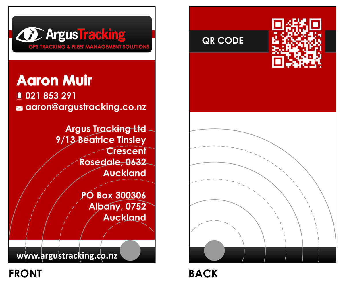 Business Card Design by Dimensions for Argus Tracking Ltd | Design #1899791