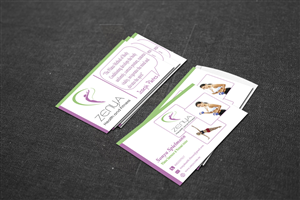 Diseño de Tarjeta de Presentación por Harshan para Zenya Health & Fitness | Diseño #1891923