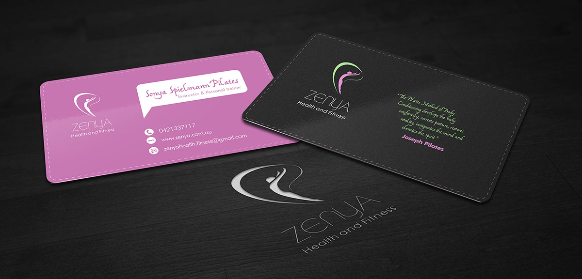 Business Card Design by xainali for Zenya Health & Fitness | Design #1877105