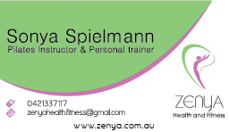 Diseño de Tarjeta de Presentación por Anna-Maria para Zenya Health & Fitness | Diseño #1873737