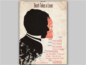Theatre poster - Death Takes A Lover