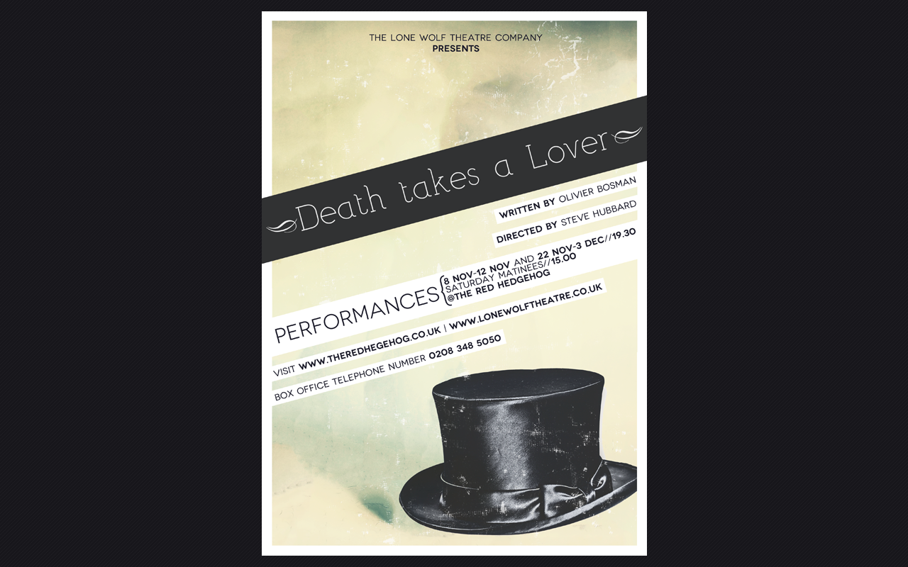 Diseño de Póster por Attila para The Lone Wolf Theatre Company | Diseño #382479