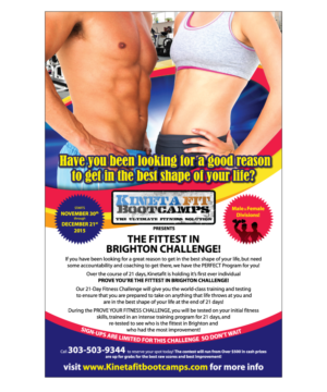 Fittest in Brighton Challenge | Diseño de Póster por eleven
