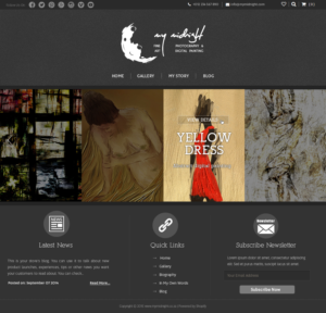 Design Shopify par webxvision pour Betzart (Pty) Ltd T/A My Midnight | Design : #7595749