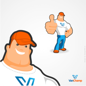 Company mascot / cartoon like character design - for a van (commercial vehicles) business  | Diseño de Mascota por AU9USTO