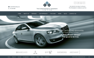 Web Design by pb for The Christopher G. Anderson Law Firm | Design: #7532630