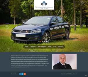 Web Design by pb for The Christopher G. Anderson Law Firm | Design: #7532631