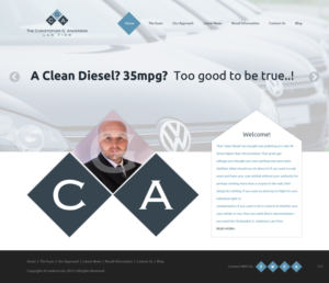 Web Design by pb for The Christopher G. Anderson Law Firm | Design: #7532639