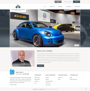 Web Design by pb for The Christopher G. Anderson Law Firm | Design: #7544216