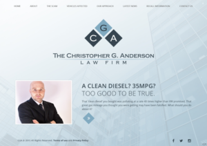 Web Design by pb for The Christopher G. Anderson Law Firm | Design: #7544218