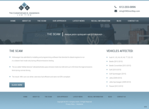 Web Design by pb for The Christopher G. Anderson Law Firm | Design: #7612531
